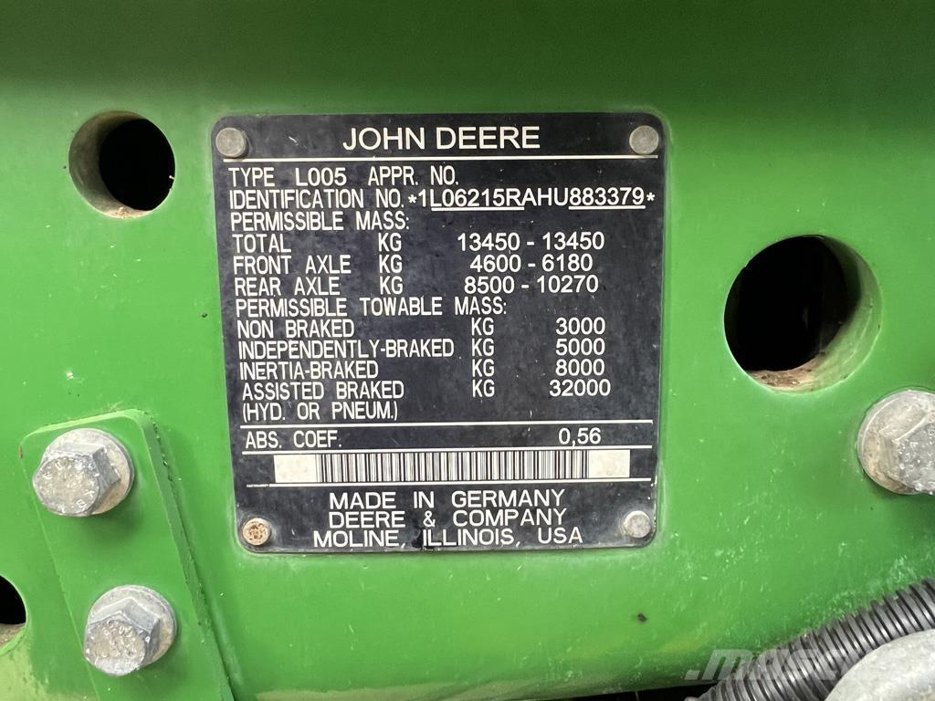John Deere 6215R Ciągniki rolnicze