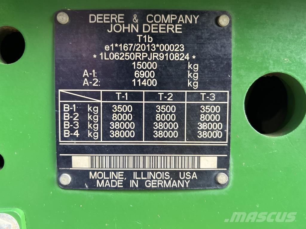 John Deere 6250R Ciągniki rolnicze