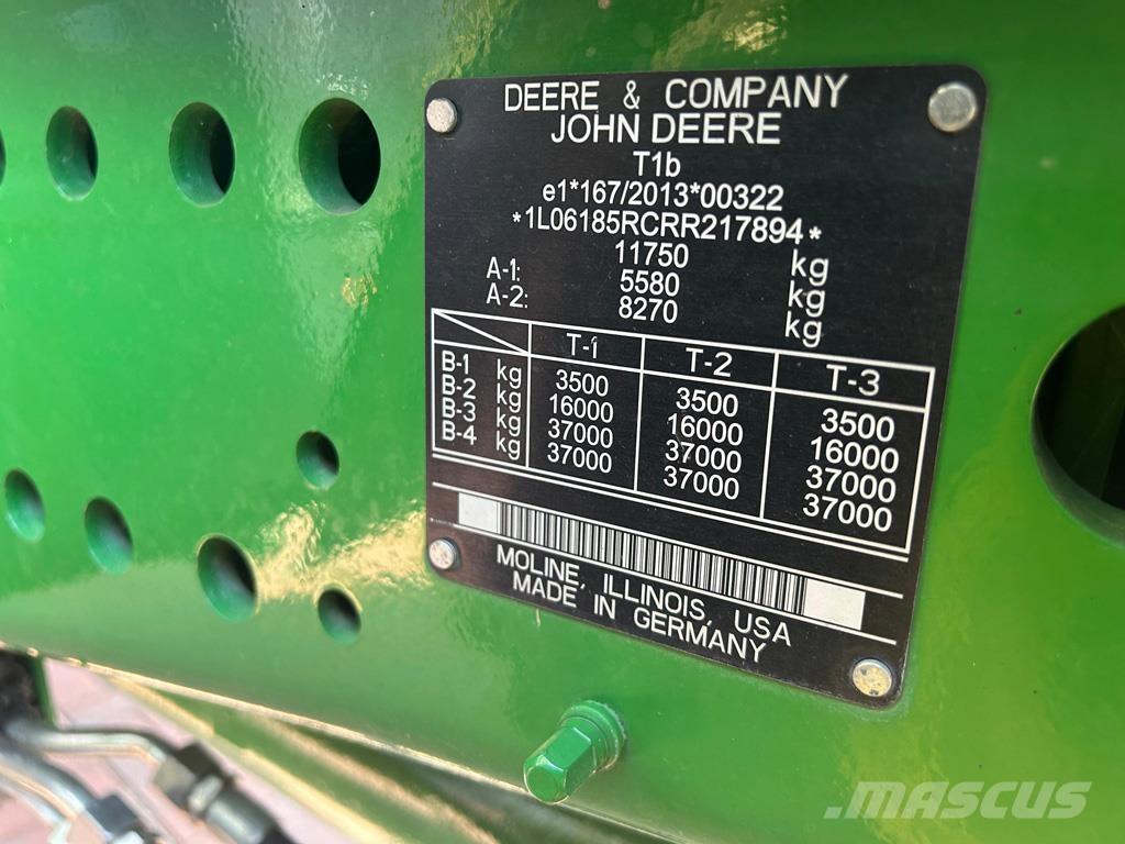 John Deere 6R185 Ciągniki rolnicze