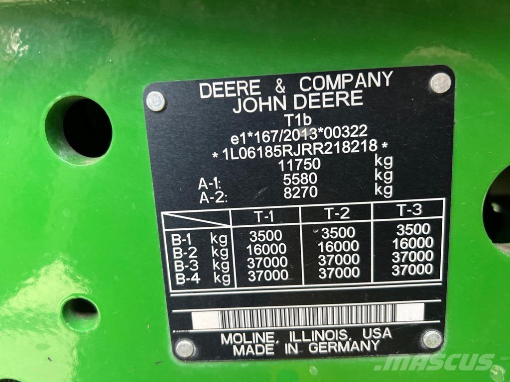 John Deere 6R185 Ciągniki rolnicze