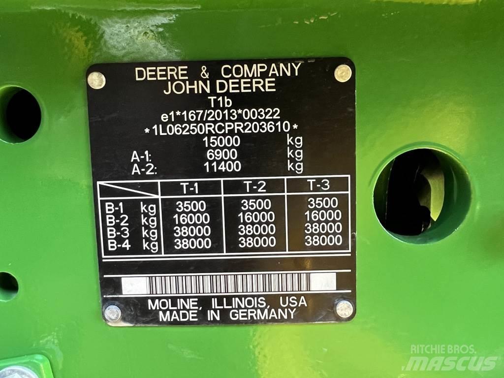 John Deere 6R250 Ciągniki rolnicze