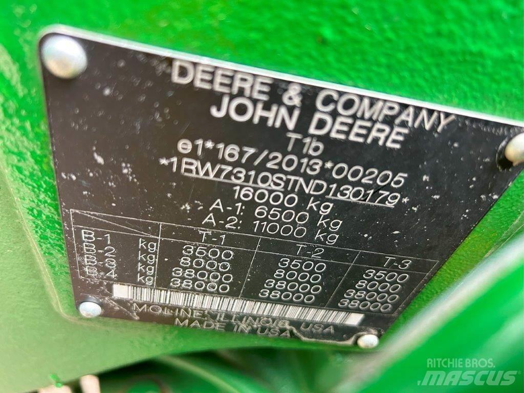 John Deere 7R310 Ciągniki rolnicze