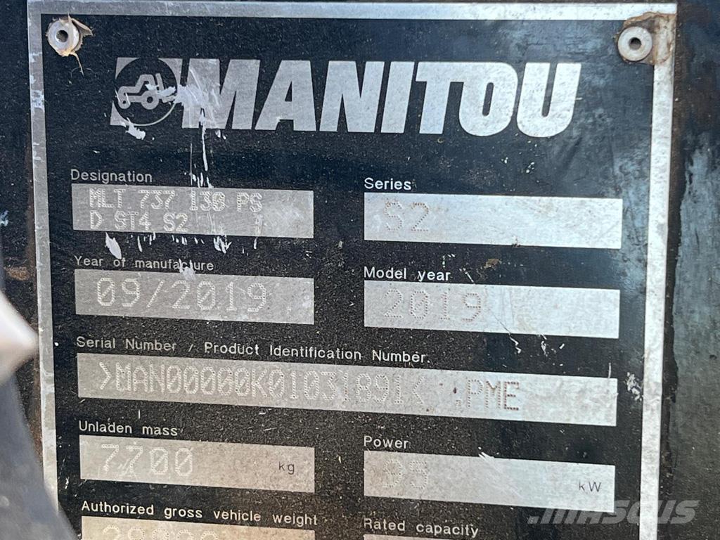 Manitou MLT737PS Ładowarki rolnicze