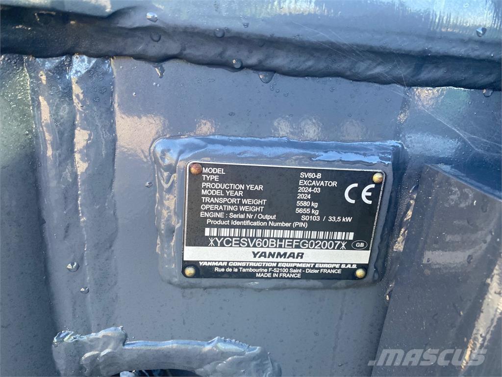 Yanmar SV60-B Midikoparki  7t - 12t