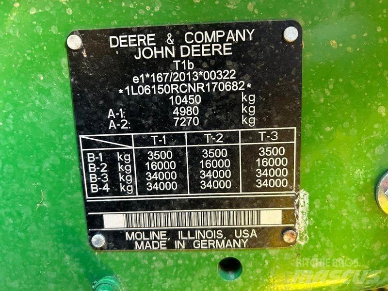 John Deere 6R150 Ciągniki rolnicze