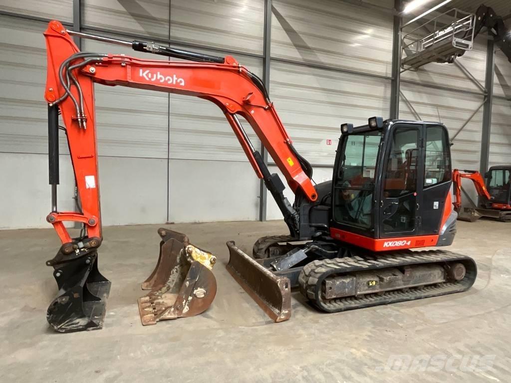 Kubota KX 080-4 Midikoparki  7t - 12t