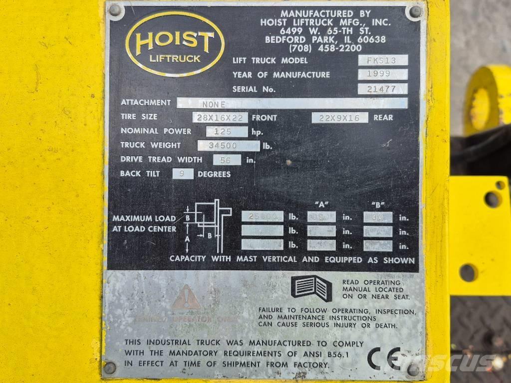 Hoist FKS 13 Wózki widłowe inne