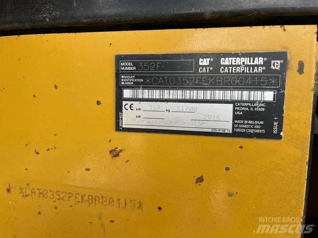 CAT 352FL Koparki gąsienicowe