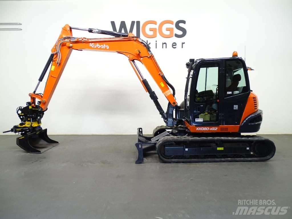 Kubota KX 080-4a Midikoparki  7t - 12t