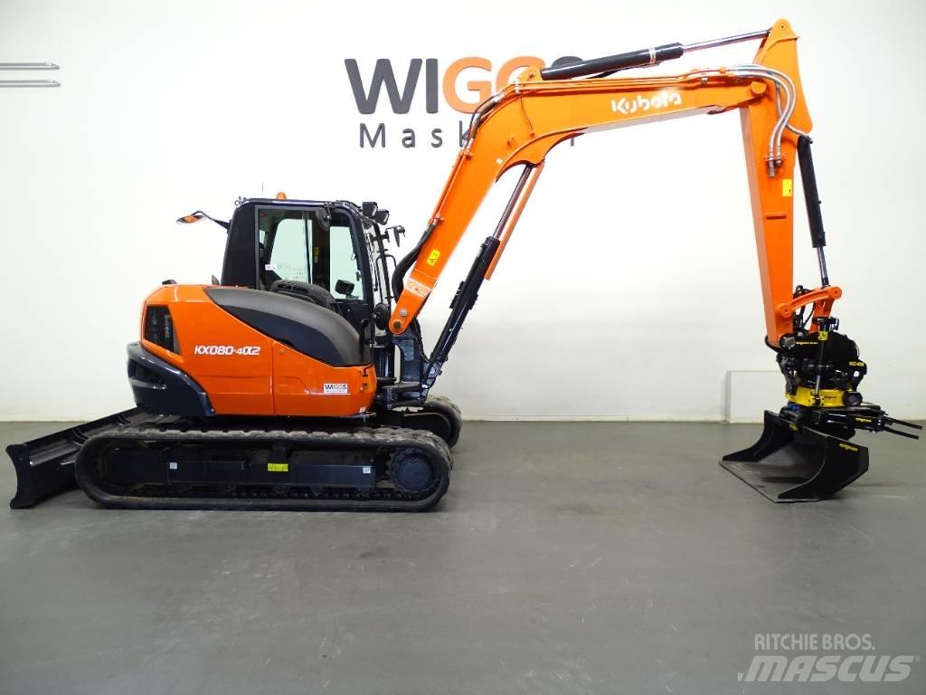 Kubota KX 080-4a Midikoparki  7t - 12t