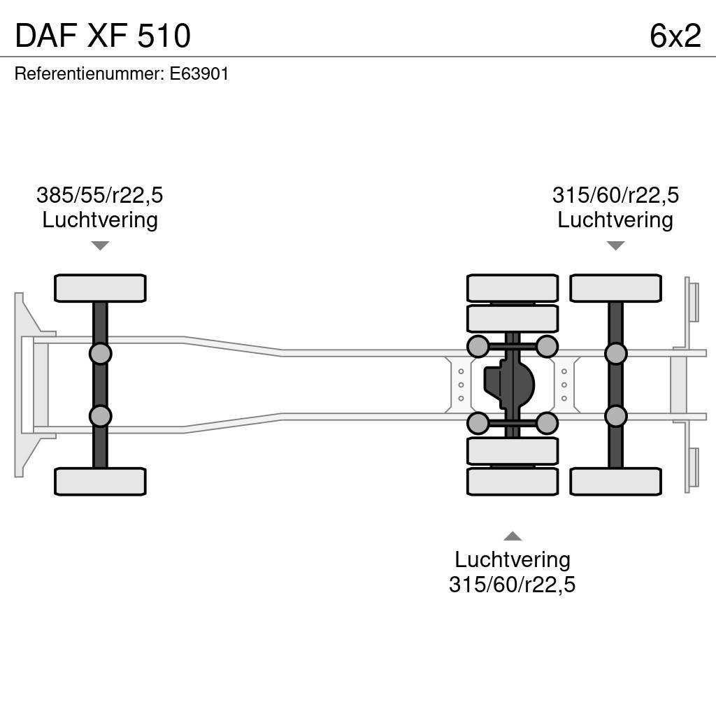 DAF XF 510 Pojazdy pod zabudowę