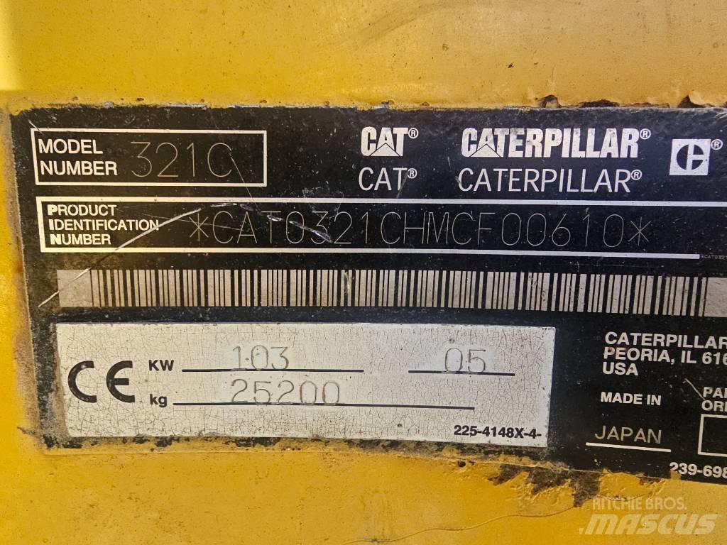 CAT 321C Koparki gąsienicowe
