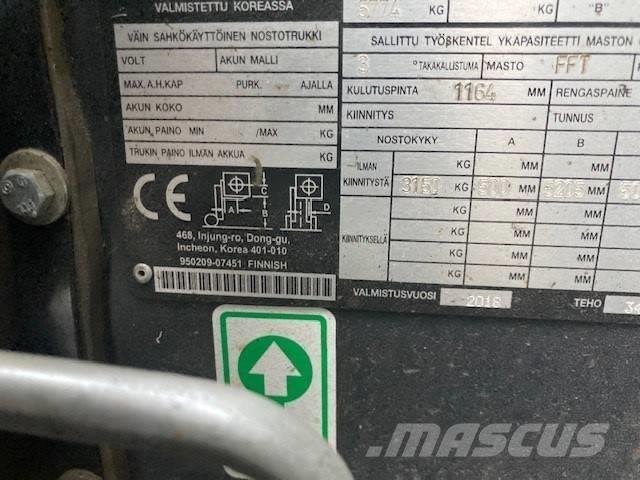 Doosan D35C-7 Wózki Diesla