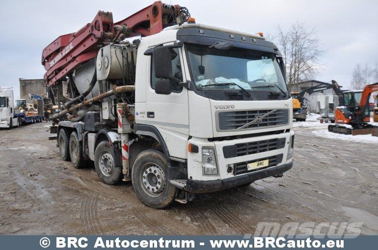 Volvo FM Concrete pump trucks