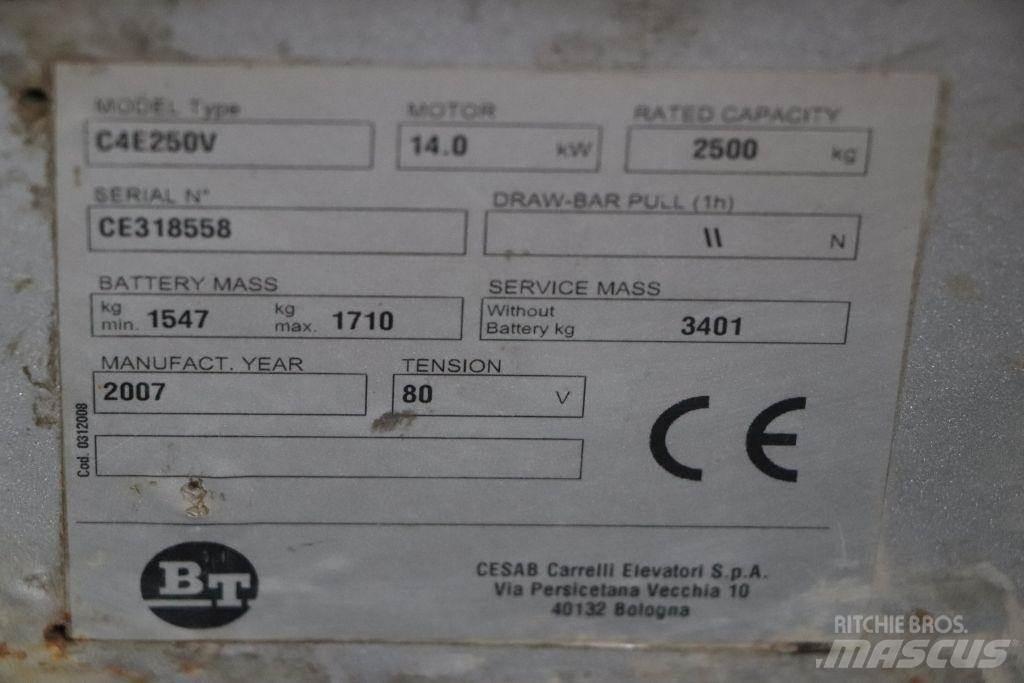 BT C4E250V Wózki elektryczne