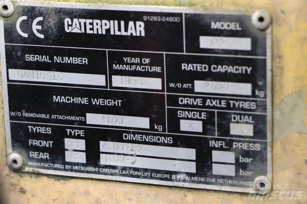 CAT GP25 Wózki LPG