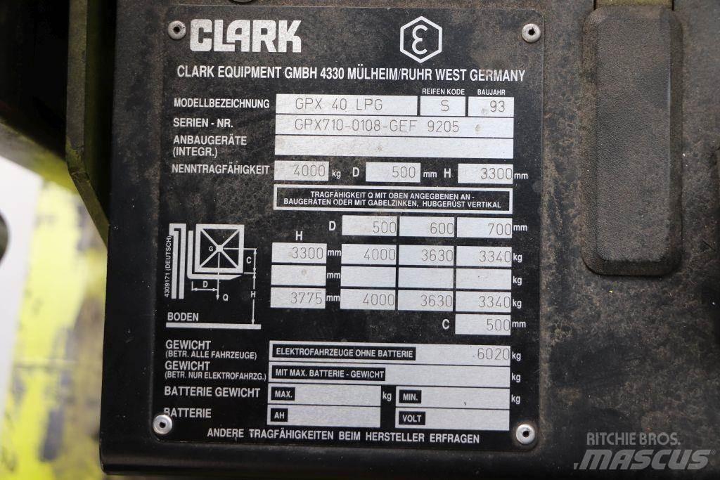 Clark GPX 40 Wózki LPG