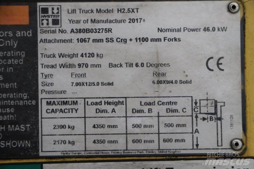 Hyster H2.5XT Wózki LPG