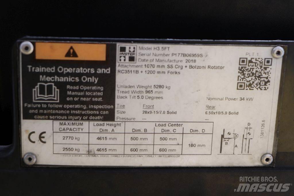 Hyster H3.5FT Wózki Diesla