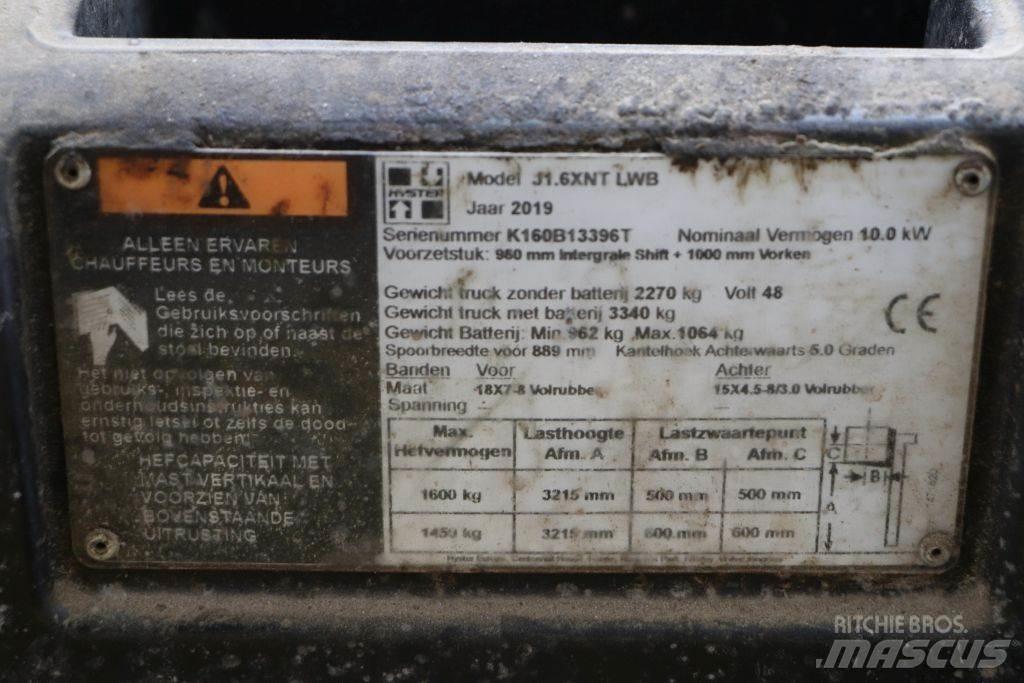 Hyster J1.6XNT Wózki elektryczne