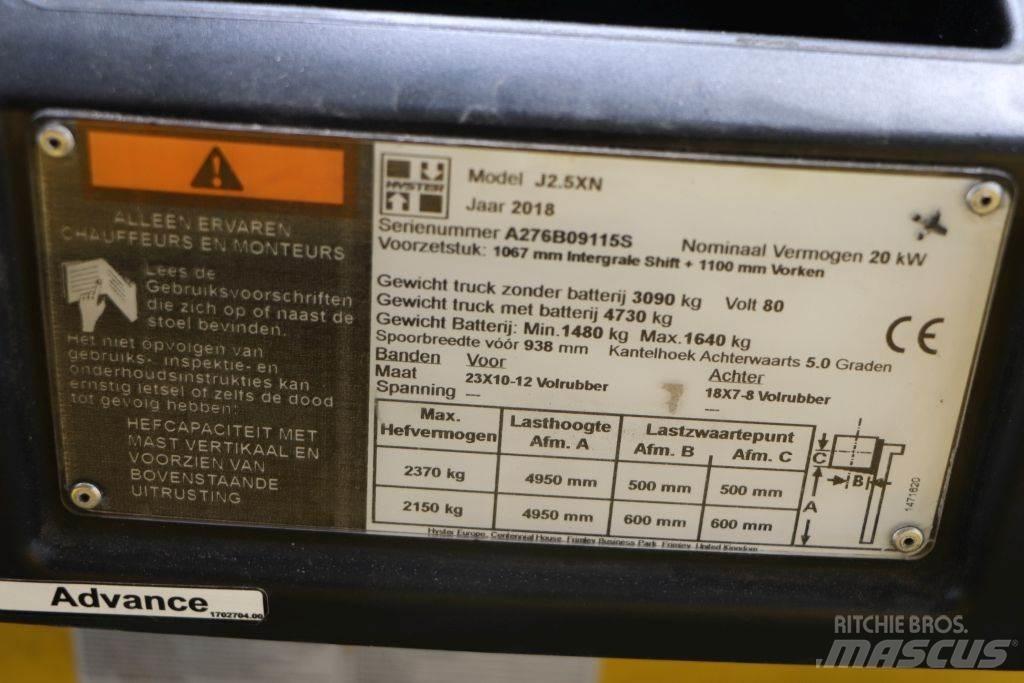 Hyster J2.5XN Wózki elektryczne