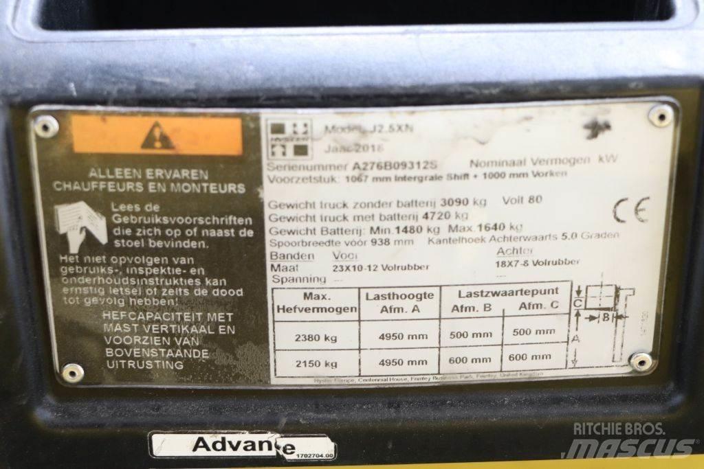 Hyster J2.5XN Wózki elektryczne