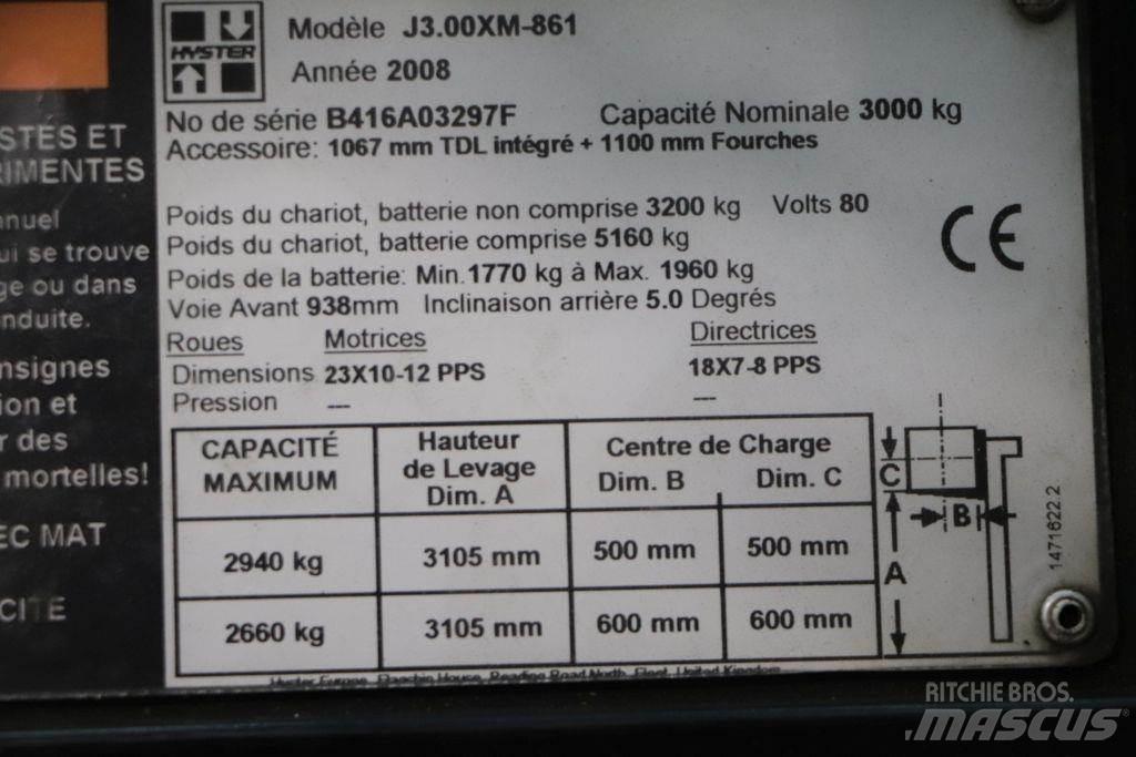 Hyster J3.00XM Wózki elektryczne