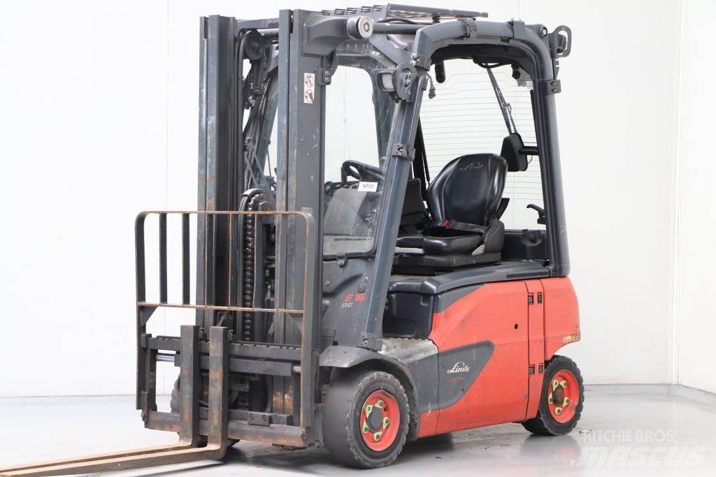 Linde E16P-02 Wózki elektryczne