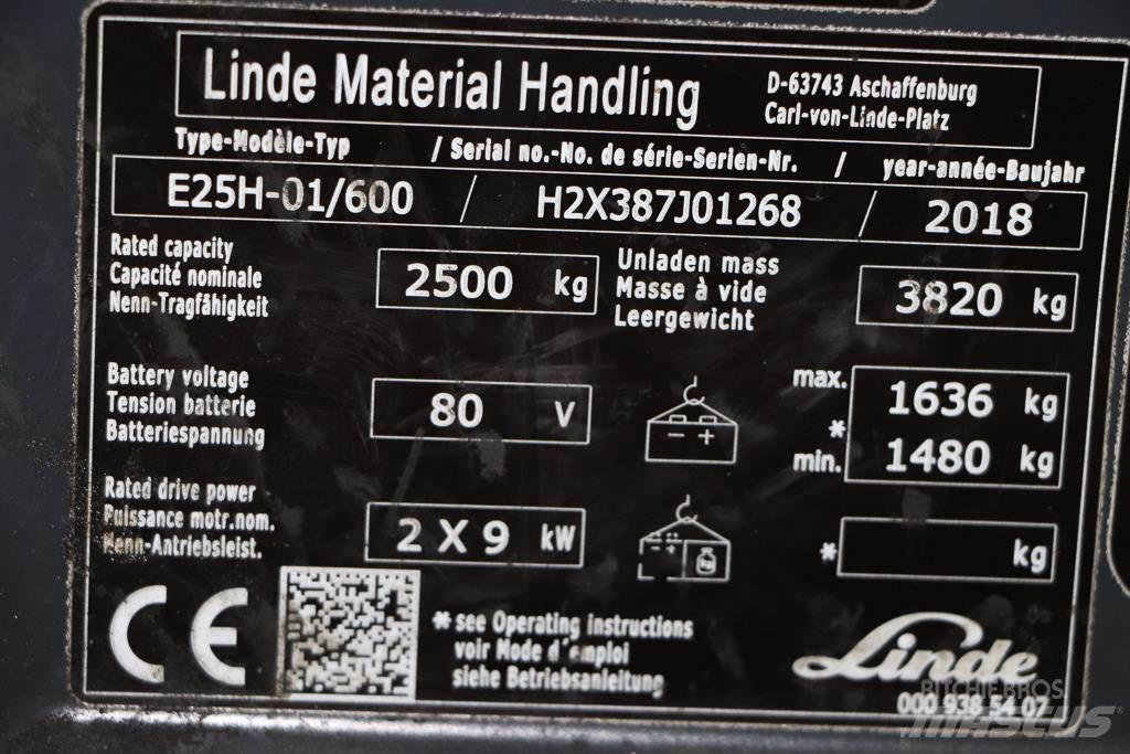 Linde E25H-01/600 Wózki elektryczne