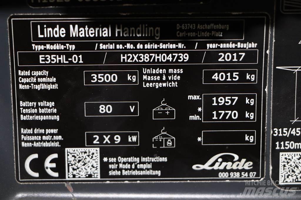 Linde E35HL-01 Wózki elektryczne