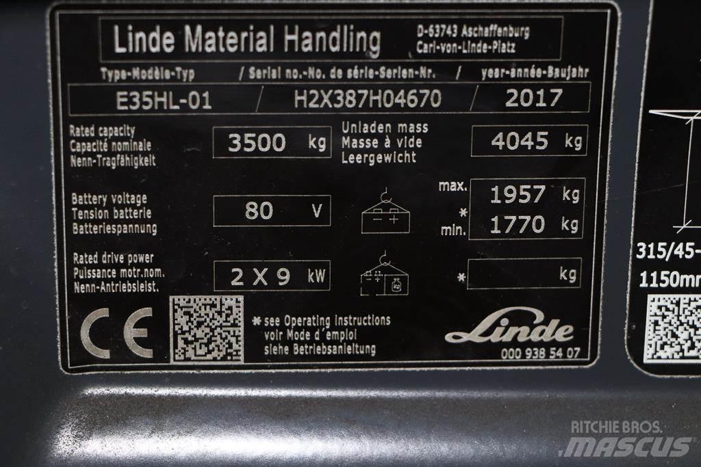 Linde E35HL-01 Wózki elektryczne