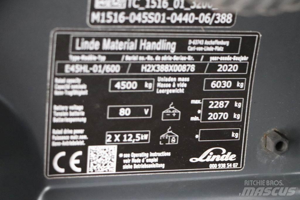 Linde E45HL-01/600 Wózki elektryczne