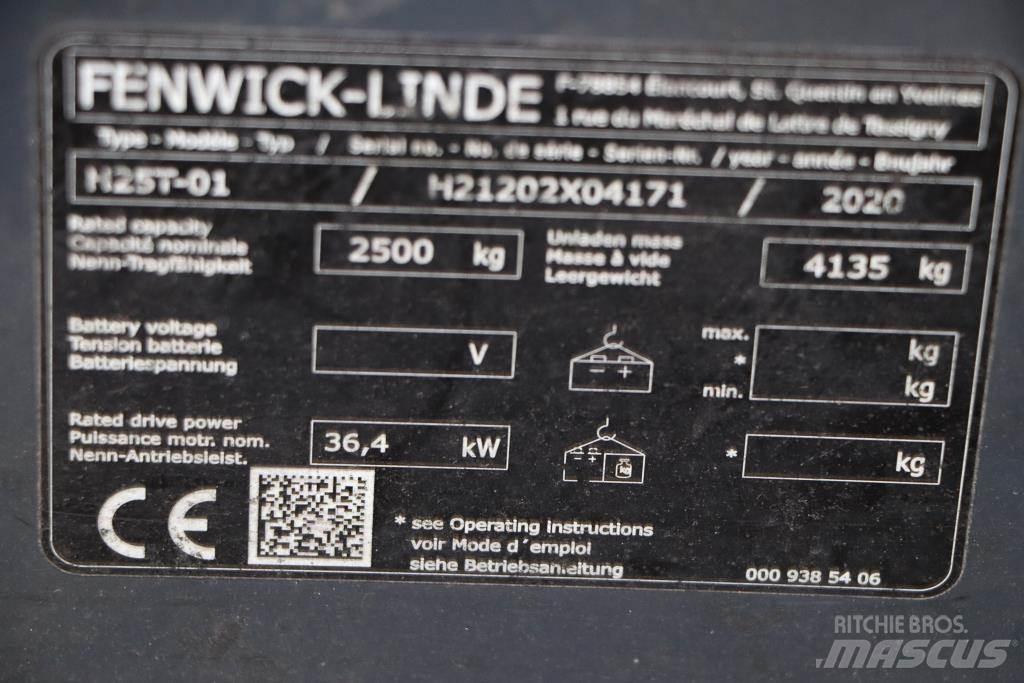 Linde H25T-01 Wózki LPG
