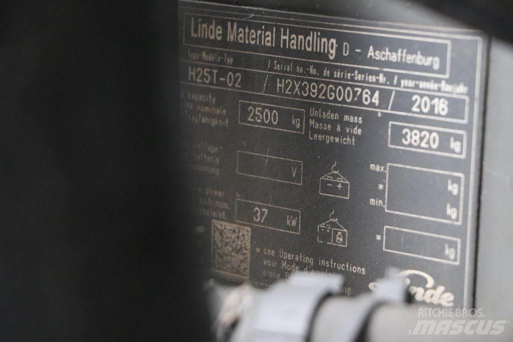 Linde H25T-02 Wózki LPG