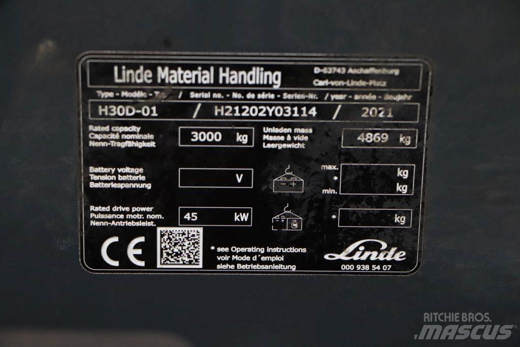 Linde H30D-01 Wózki Diesla