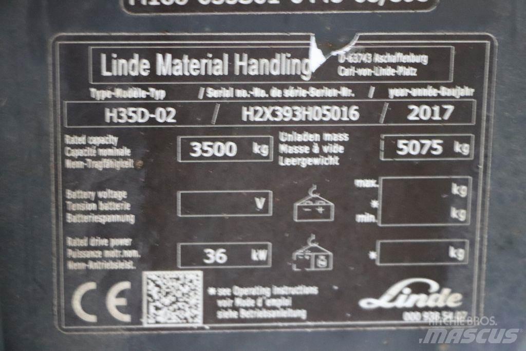 Linde H35D-02 Wózki Diesla