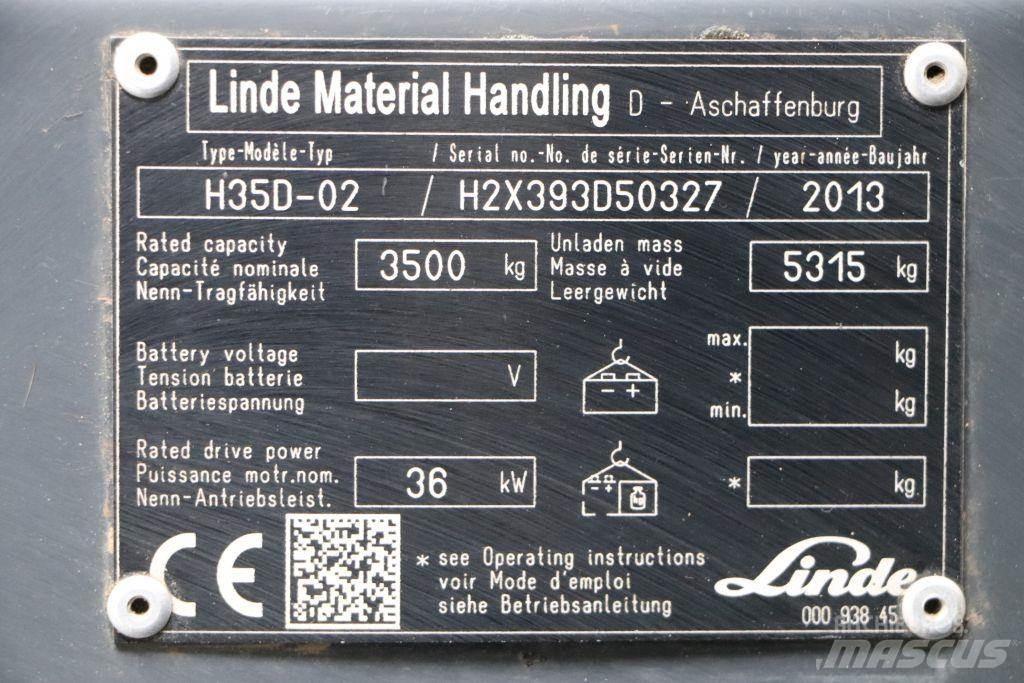 Linde H35D-02 Wózki Diesla