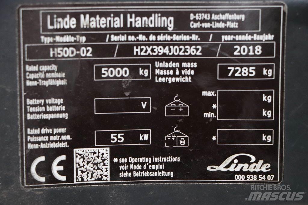 Linde H50D-02 Wózki Diesla
