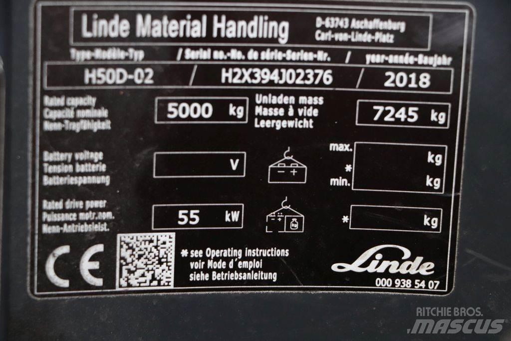 Linde H50D-02 Wózki Diesla