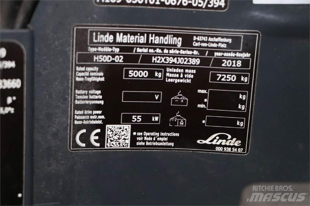 Linde H50D-02 Wózki Diesla