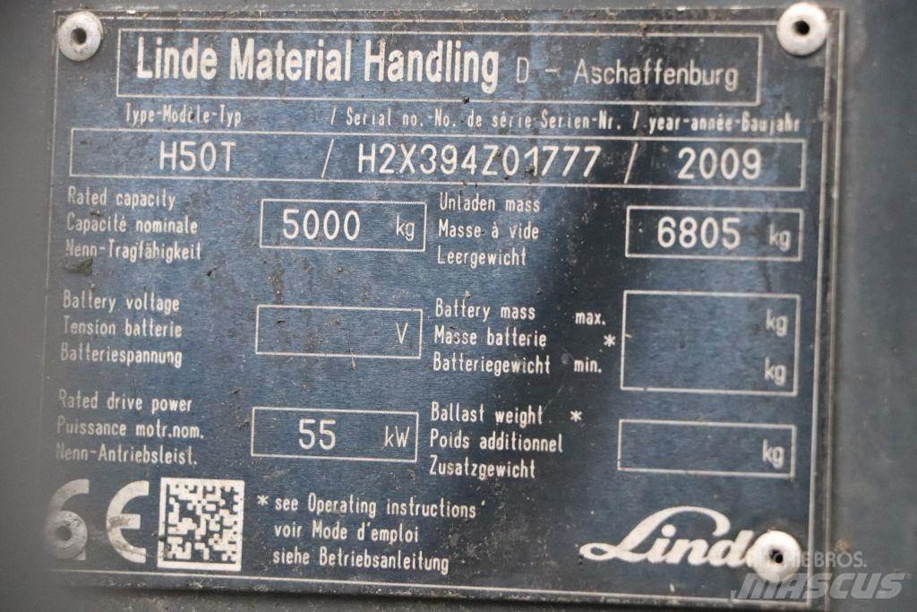 Linde H50T Wózki LPG