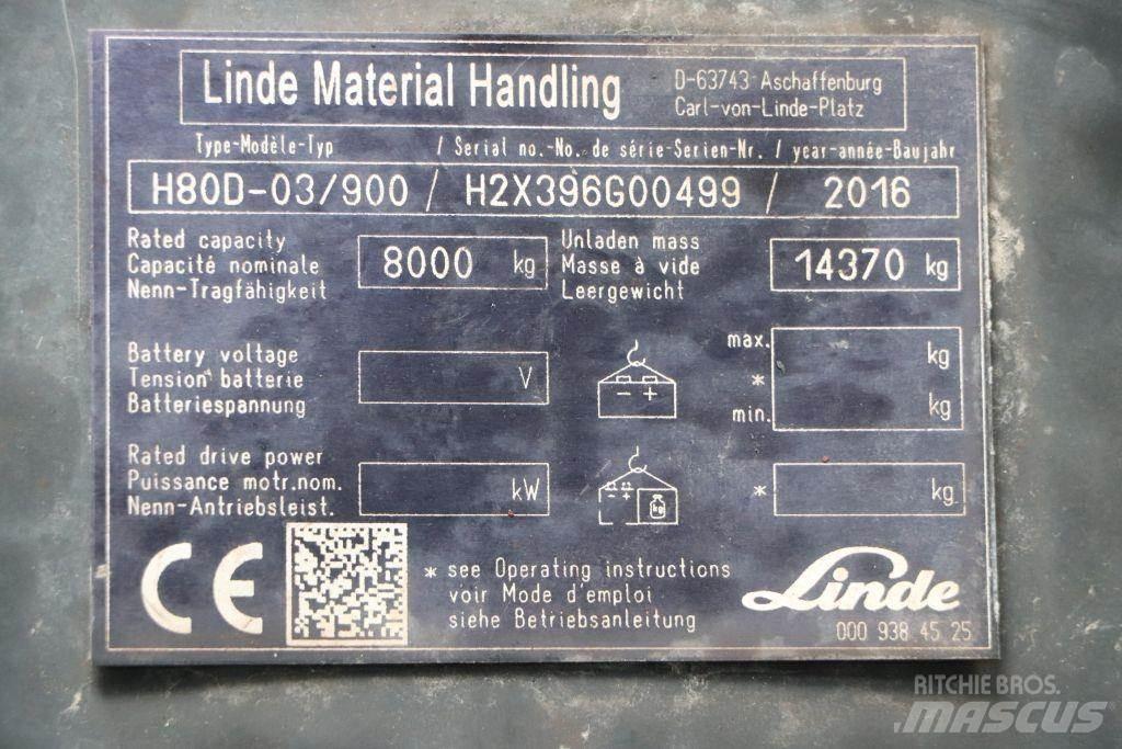 Linde H80D-03/900 Wózki Diesla