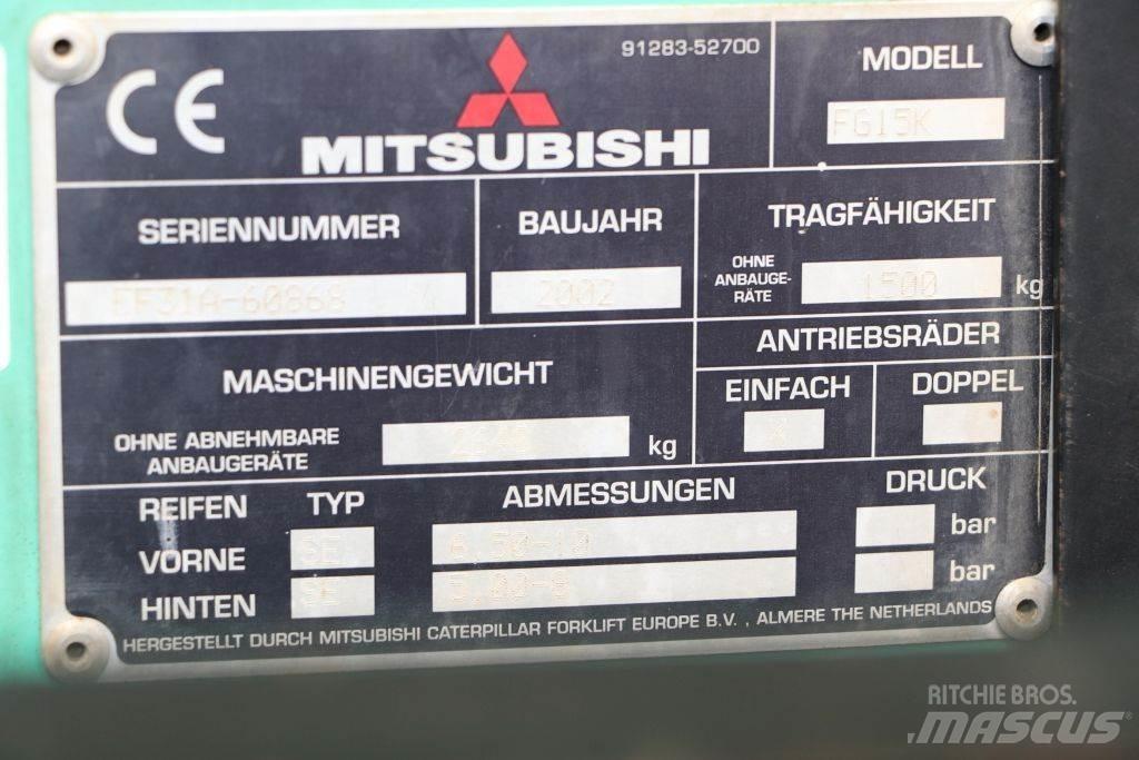 Mitsubishi FG15K Wózki LPG