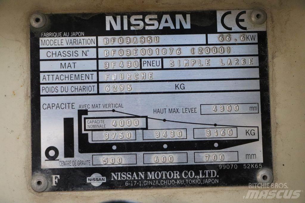 Nissan BF03A35U Wózki LPG
