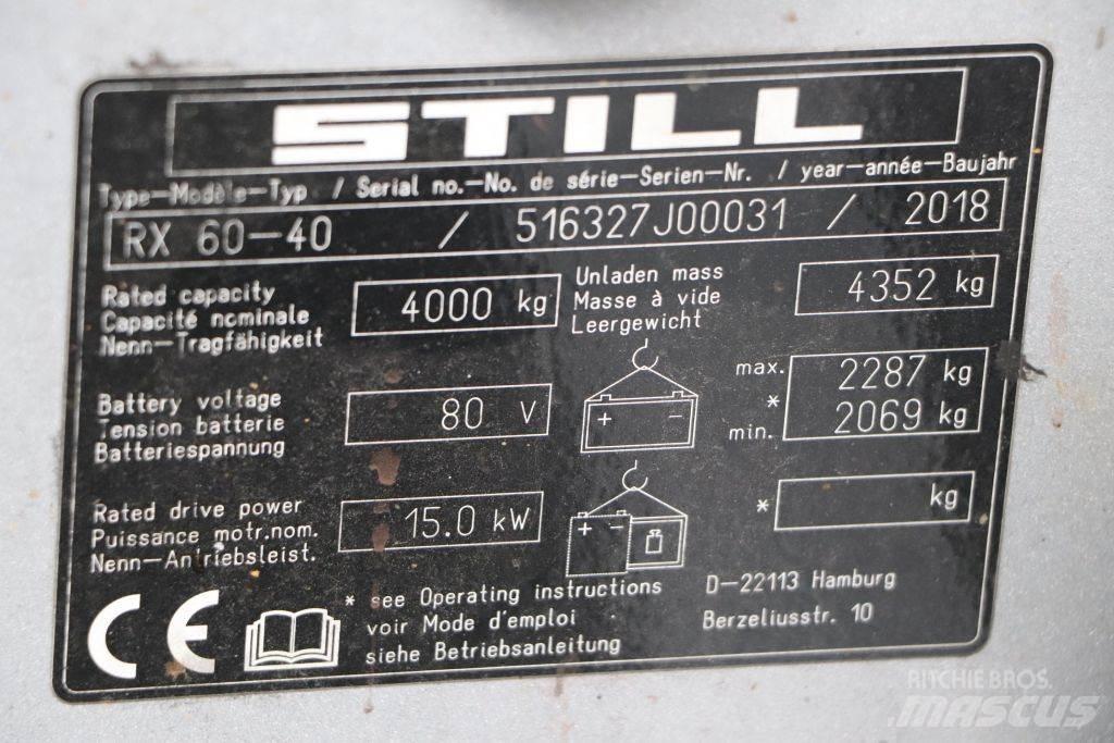 Still RX60-40 Wózki elektryczne