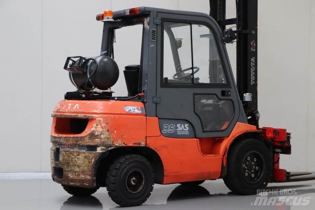 Toyota 02-7FGJF35 Wózki LPG