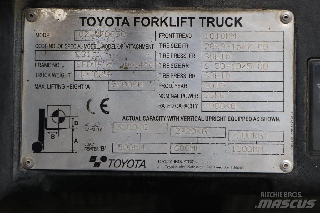 Toyota 02-8FDF30 Wózki Diesla