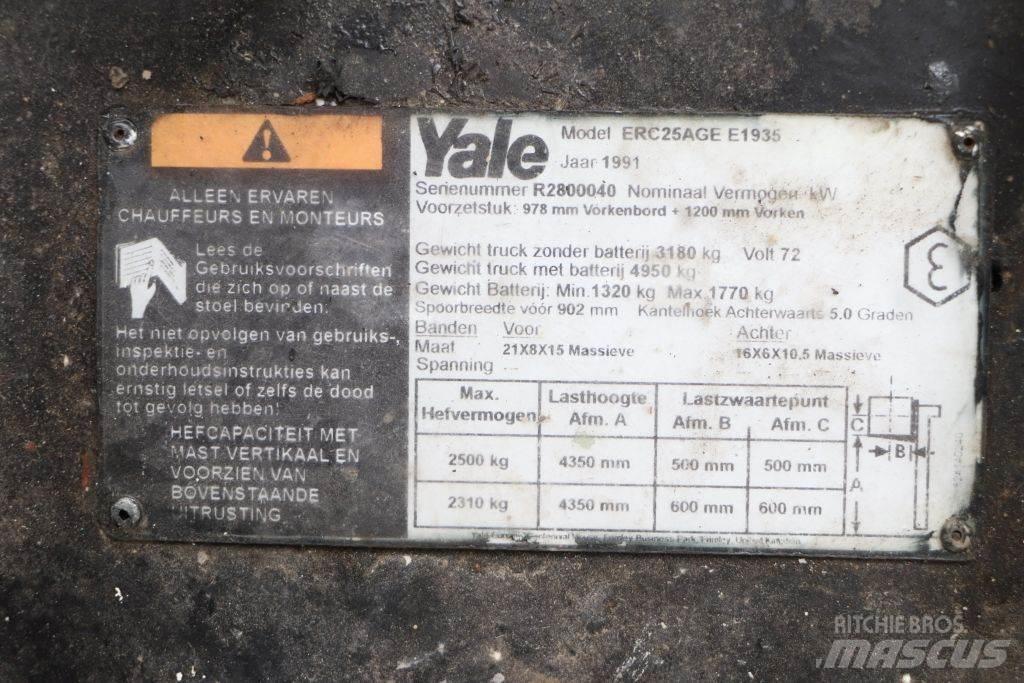 Yale ERC25AGE Wózki elektryczne