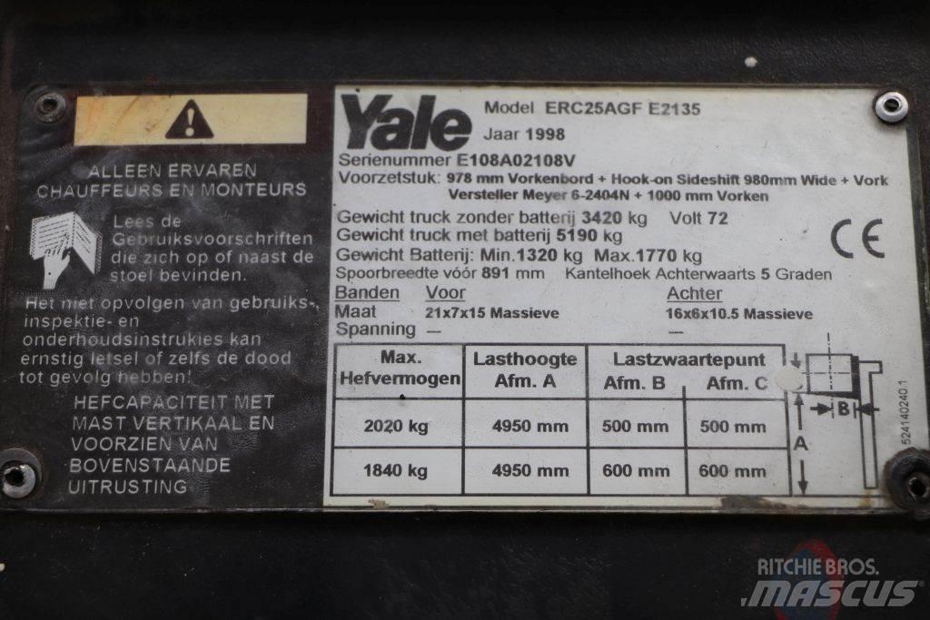 Yale ERC25AGF Wózki elektryczne