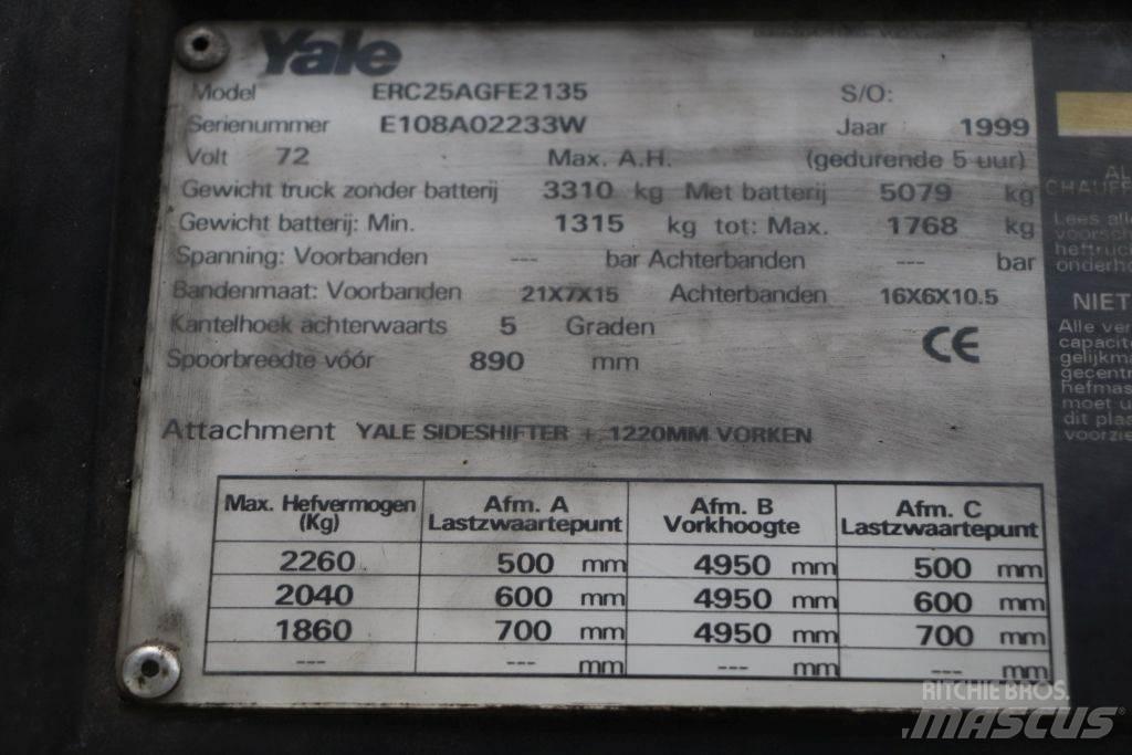 Yale ERC25AGF Wózki elektryczne